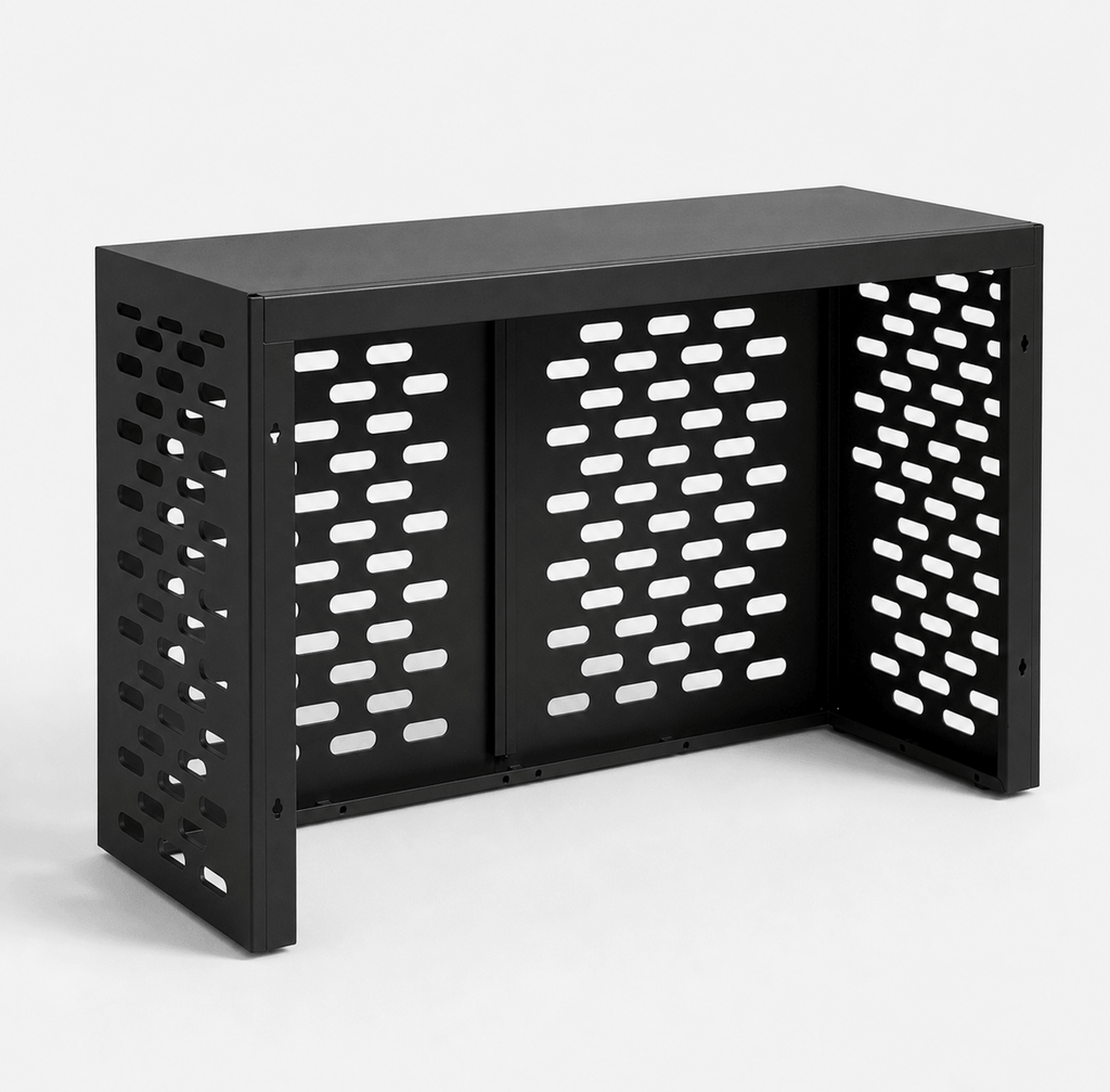 Cache Clim Corbeau - Noir Mat en Acier