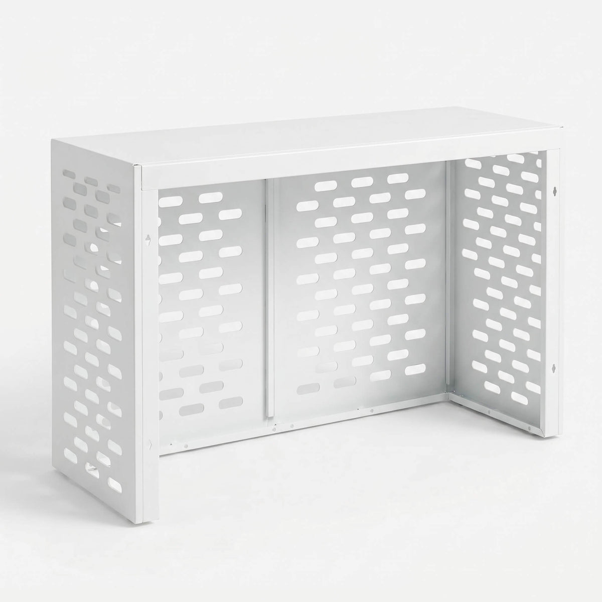 Cache Clim Cygne - Blanc Mat en Acier