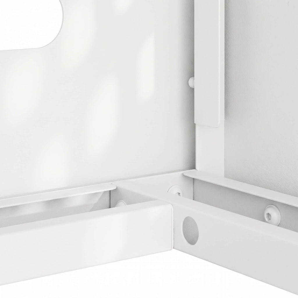 Cache Clim Cygne - Blanc Mat en Acier