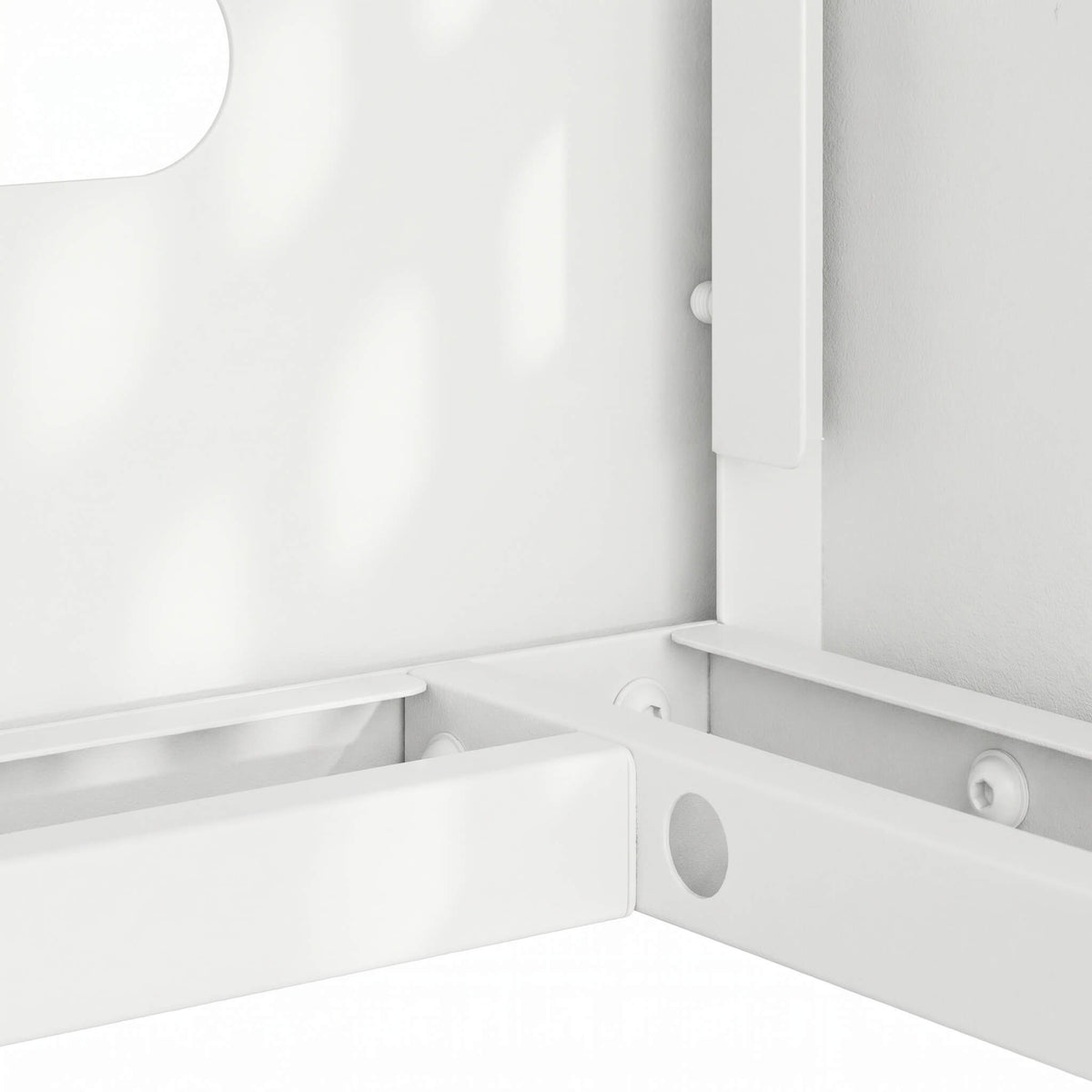 Cache Clim Cygne - Blanc Mat en Acier