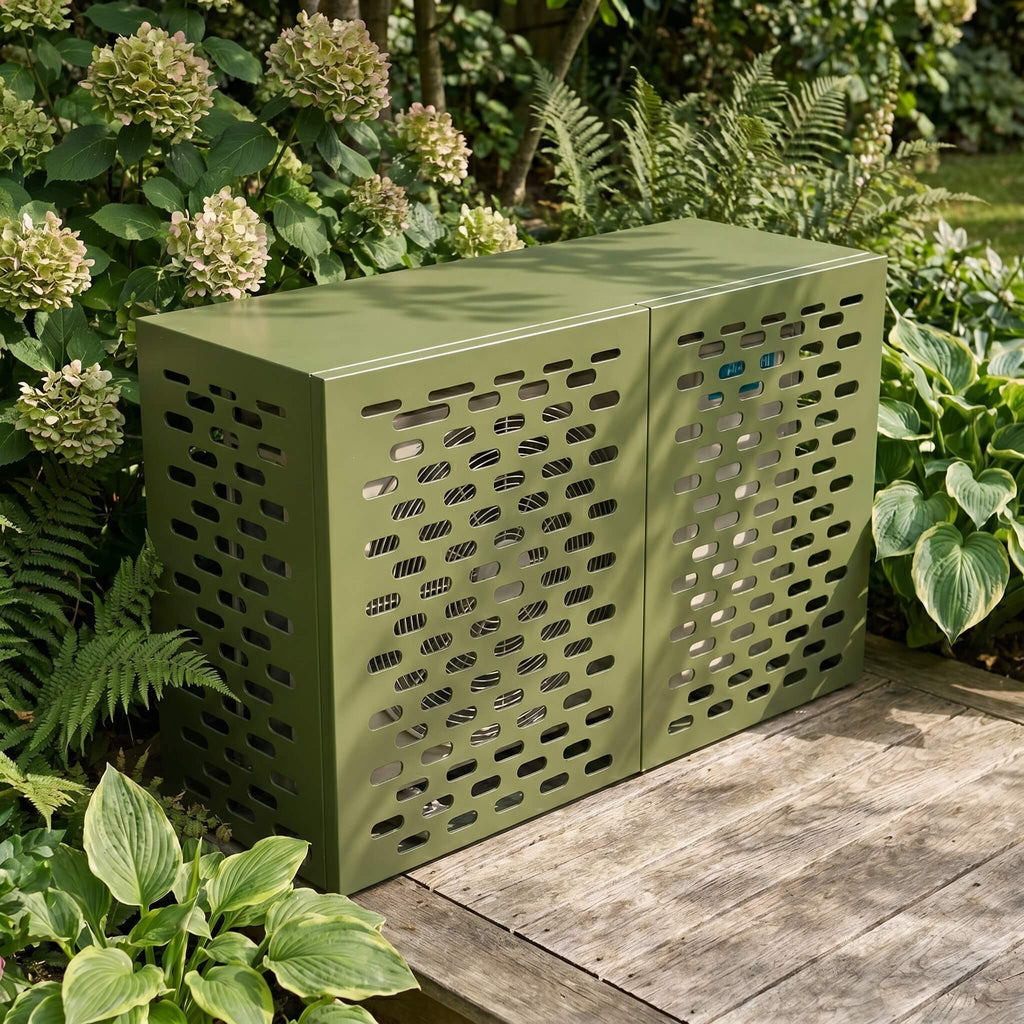 Cache Clim Pivert - Vert Olive en Acier