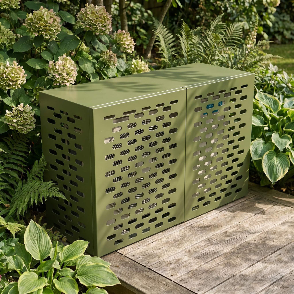 Cache Clim Pivert - Vert Olive en Acier
