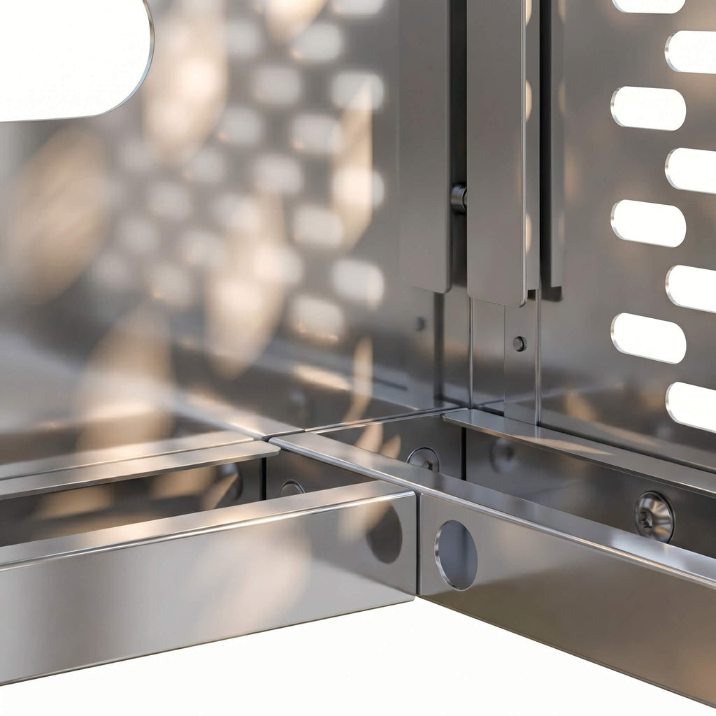 Cache Clim Sterne - Acier Inoxydable